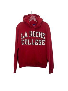 Champion La Roche College Pullover Hoodie Sweatshirt Small Red Fanwear